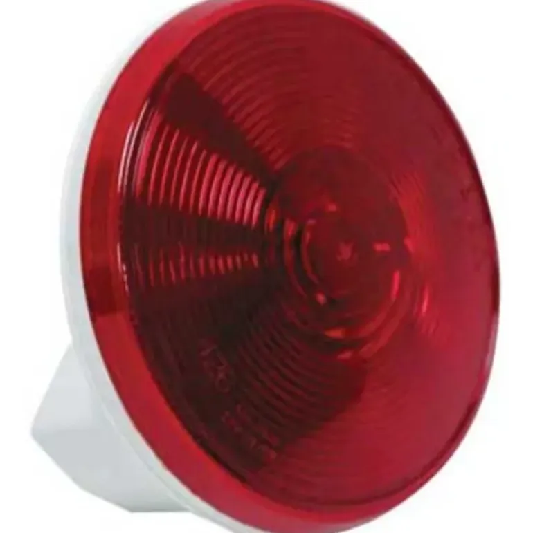 Peterson 431R Incandescent Stop/Turn/Tail, Round, 4″, Red, Poly Bag - One-stop shop for professional tools and equipment.