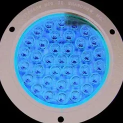 Peterson 866SAF-1 Piranha® 36-Diode Led 4″ Round Strobe & Rear Turn Signal W/Sync, Multi-Volt, Amber, Flange Mount, Curbside High, Poly Pack - One-stop shop for professional tools and equipment.