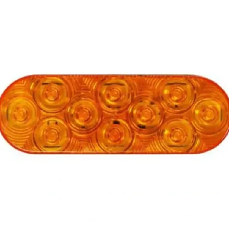 Peterson 860SA-3 10 Led Strobe & Rear Turn Signal Oval, Curbside, 6.5″X2.25″ Multi-Volt, Amber, Poly Bag - One-stop shop for professional tools and equipment.