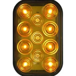 Peterson 850SA Led Strobe Light, Rectangular, Auxiliary 12.25″ Leads 5.30″X3.44″ Multi-Volt, Amber, Poly Bag - One-stop shop for professional tools and equipment.