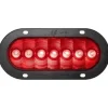 Peterson V822KR-7 Led Stop/Turn/Tail, Oval, Flange-Mount Kit, 7.88″X3.63″, Red, Viz Pack - One-stop shop for professional tools and equipment.