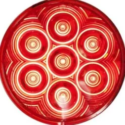 Peterson V826KR-7 Led Stop/Turn/Tail, Round, Grommet-Mount, Kit, 4″, Red, Viz Pack - One-stop shop for professional tools and equipment.