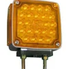 Peterson V327R Led Park/ Turn Signal, W/ Side Marker, Rectangular, Amber/Red, Curbside, 4.72″X4.59″, Amber + Red, Viz Pack - One-stop shop for professional tools and equipment.