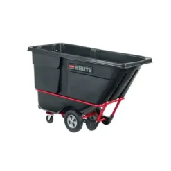 Rubbermaid FG130500BLA BRUTE ROTOMOLDED TILT TRUCK, STANDARD DUTY, 1/2 CUBIC YARD, BLACK - One-stop shop for professional tools and equipment.