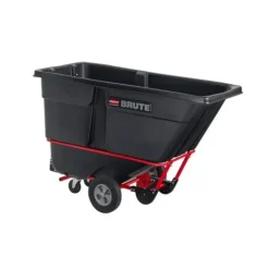 Rubbermaid FG131542BLA BRUTE ROTOMOLDED FORKLIFTABLE TILT TRUCK, STANDARD DUTY, 1 CUBIC YARD, BLACK - One-stop shop for professional tools and equipment.