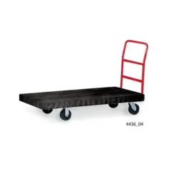 Rubbermaid FG443600BLA HEAVY DUTY PLATFORM TRUCK, 24& X 48& WITH 8& TPR CASTERS - One-stop shop for professional tools and equipment.
