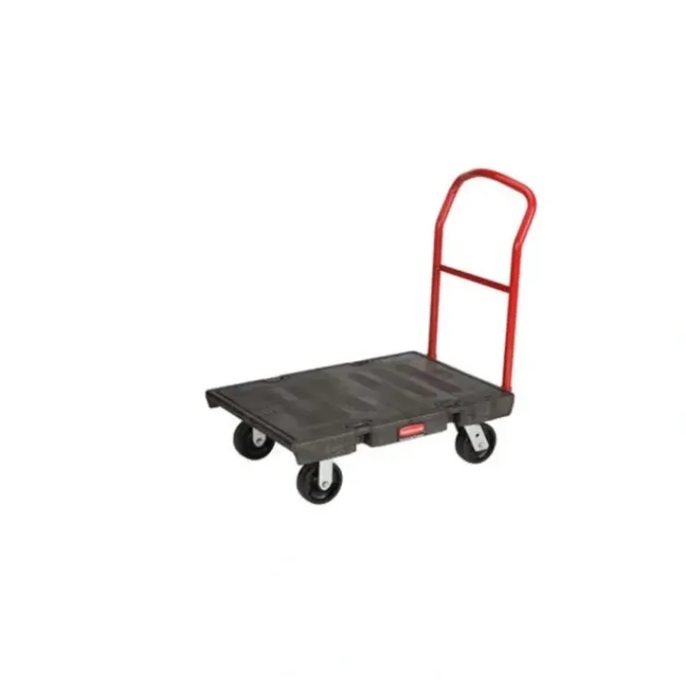 Rubbermaid FG440600BLA HEAVY DUTY PLATFORM TRUCK, 24& X 36& WITH 6& POLYOLEFIN CASTERS - One-stop shop for professional tools and equipment.