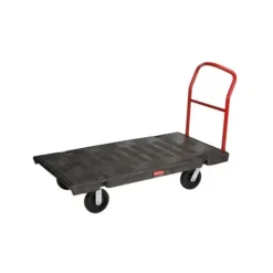 Rubbermaid FG446600BLA HEAVY DUTY PLATFORM TRUCK, 30& X 60& WITH 8& TPR CASTERS - One-stop shop for professional tools and equipment.