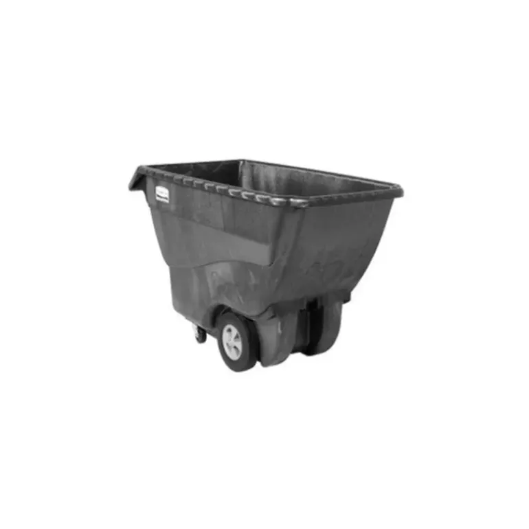 Rubbermaid FG101300BLA STRUCTURAL FOAM TILT TRUCK, STANDARD DUTY, 3/4 CUBIC YARD, BLACK - One-stop shop for professional tools and equipment.