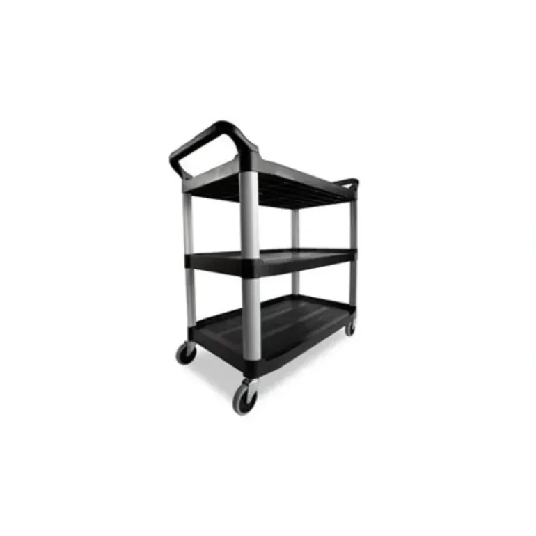 Rubbermaid FG409100BLA XTRA„ UTILITY CART, OPEN SIDED, 300 LB. CAPACITY, BLACK - One-stop shop for professional tools and equipment.