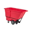 Rubbermaid FG131500RED ROTOMOLDED TILT TRUCK, STANDARD DUTY, 1 CUBIC YARD, RED - One-stop shop for professional tools and equipment.