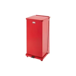 Rubbermaid FGST7EPLRD DEFENDERS® SQUARE STEP CAN 4 GAL RED - One-stop shop for professional tools and equipment.