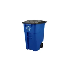 Rubbermaid FG9W2773BLUE RECYCLE ROLLOUT CONTAINER 50 GAL BLUE - One-stop shop for professional tools and equipment.