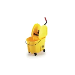 Rubbermaid FG757788YEL WAVEBRAKE® 35 QT DOWN PRESS BUCKET AND WRINGER, YELLOW - One-stop shop for professional tools and equipment.