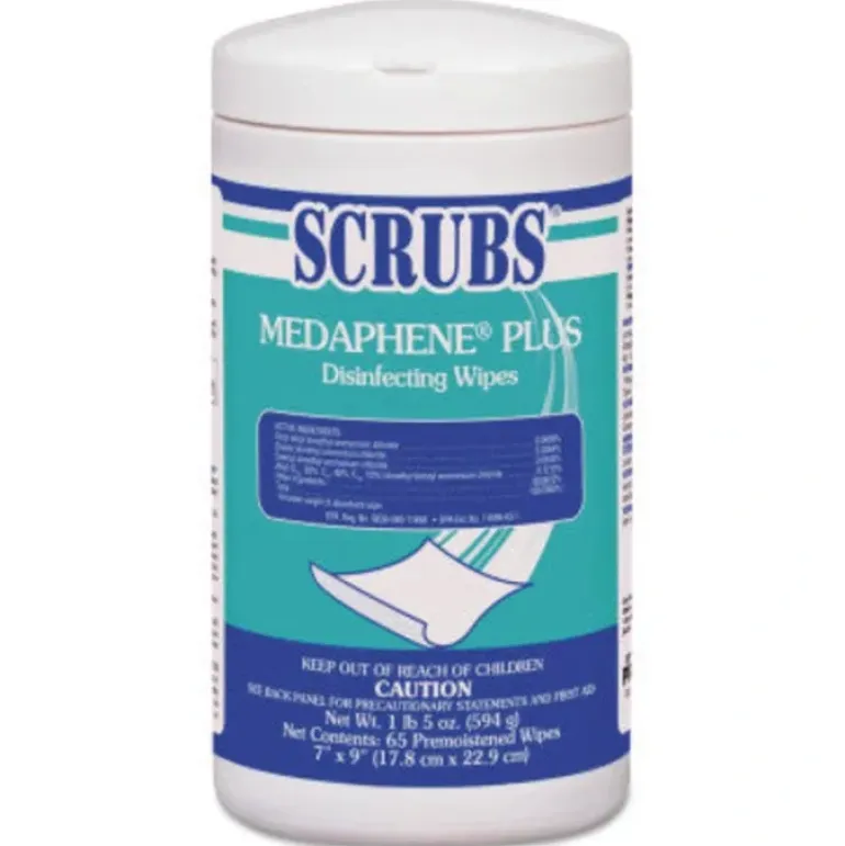 Scrubs 96365 Scrubs Medaphene Plus Disinfecting Wipes (6 EA) - One-stop shop for professional tools and equipment.