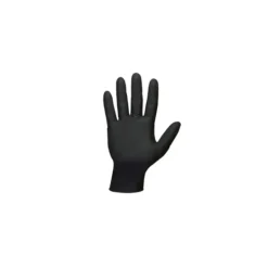 Shamrock 68113 - 68000 Series Black Latex Industrial Gloves, Powder Free, Textured, 5Mil, Large, (10 Boxes of 100) - One-stop shop for professional tools and equipment.
