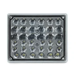 Soundoff Signal EMPSE15CC-W Mpower® 9X7 Scene Light, Screw Mount, Nfpa, Kkk-1822-F, 10-32 Vdc, 1.5' Pigtail, Clear Lens, 36 Led, Single Color, White - One-stop shop for professional tools and equipment.