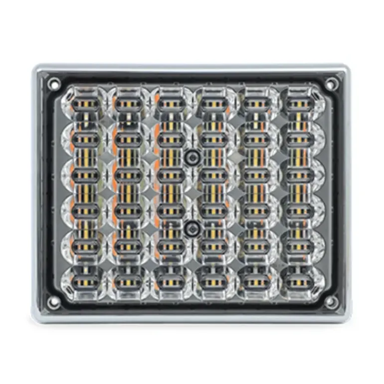 Soundoff Signal EMPSE15CJ-A Mpower® 9X7 Turn Light W/ Stud Mount, Fmvss108, 9-32 Vdc, 1.5' Pigtail, Clear Housing/Lens, 36 Led, Amber - One-stop shop for professional tools and equipment.