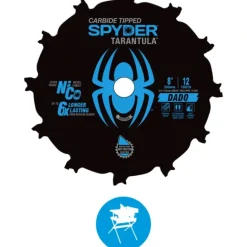 Spyder 13024 8In Dado Set - One-stop shop for professional tools and equipment.