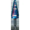 Spyder 19021 Mach-Blue 1/4-in 9-Step Drill Bit (1/4-in to 3/4-in) - One-stop shop for professional tools and equipment.