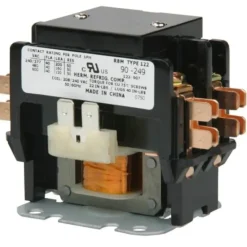 White Rodgers 90-244 2 Pole Contactor, Type 122, 24 VAC Coil, 30 Amp Contacts, 11 Ohms DC Resistance, 250 mA - One-stop shop for professional tools and equipment.