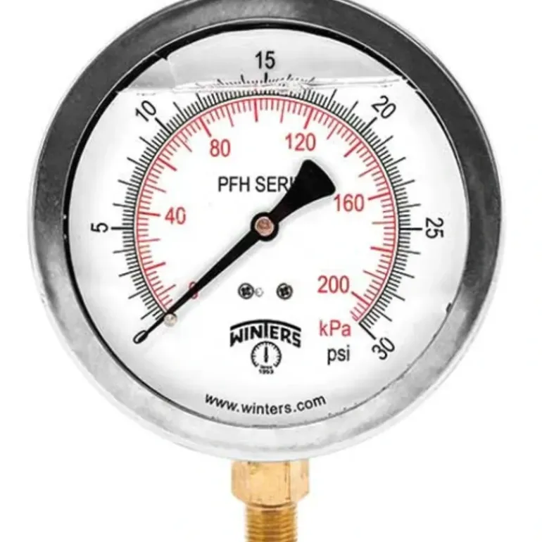 Winters Instruments PFH918R1 Pfh Hydraulic Stainless Steel Liquid Filled Pressure Gauge - One-stop shop for professional tools and equipment.