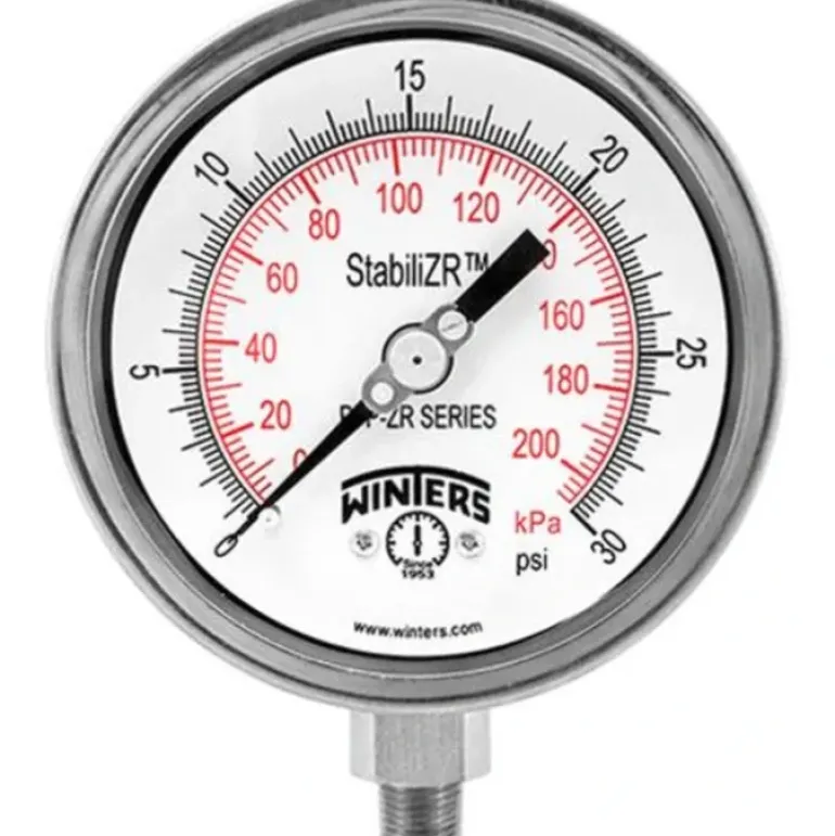 Winters Instruments PFQ915ZR Pfq-Zr Stabilizr® Stainless Steel Pressure Gauge - One-stop shop for professional tools and equipment.