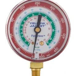 Yellow Jacket 49013 2 1/2& gauge, red pressure, 0-500 psi, R-134aÂ (Â°F and Â°C)Â  - One-stop shop for professional tools and equipment.
