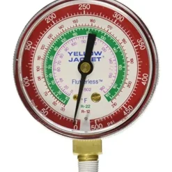 Yellow Jacket 49001 2 1/2& gauge, red pressure, 0-500 psi, R-12/22/502 (Â°F)Â  - One-stop shop for professional tools and equipment.
