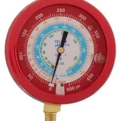 Yellow Jacket 49513 3-1/2& L/F, red pressure, 0-500 psi, R22/134a/404A (Â°F)Â  - One-stop shop for professional tools and equipment.