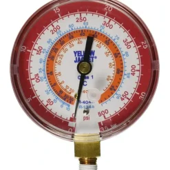 Yellow Jacket 49131 3-1/8&, red pressure, bar/psi, R134a/404A/407C gauge (Â°C) - One-stop shop for professional tools and equipment.